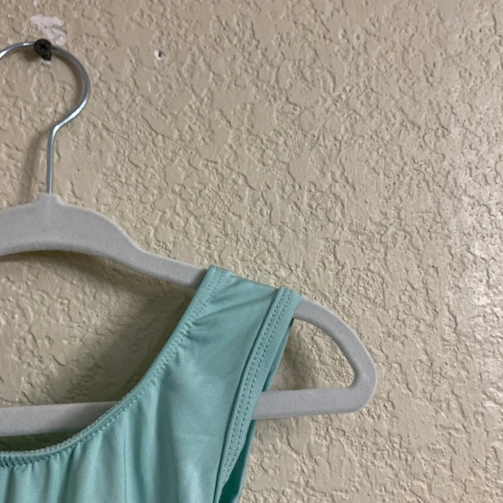 Mila & Rose Ballerina Aqua Tulle Tank Ballet‎ Tutu Dress Size 6-12M